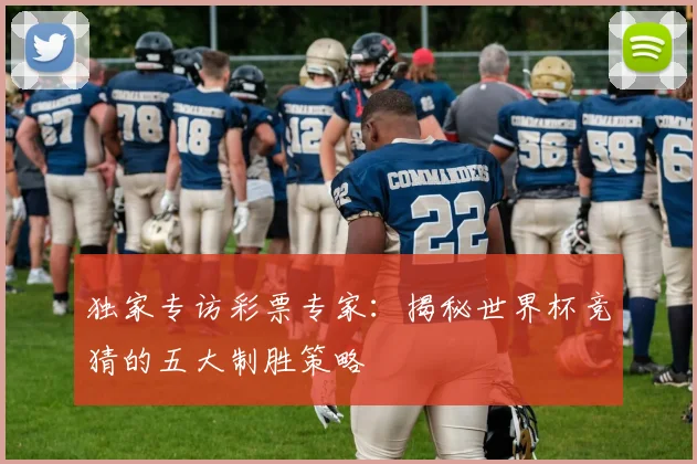 独家专访彩票专家:揭秘世界杯竞猜的五大制胜策略
